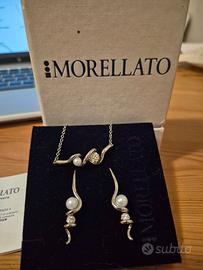 Parure Morellato bracciale orecchini perle