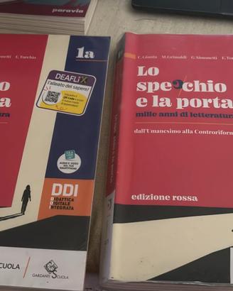 Lo Specchio e la Porta Vol 1A 1B Garzanti Scuola