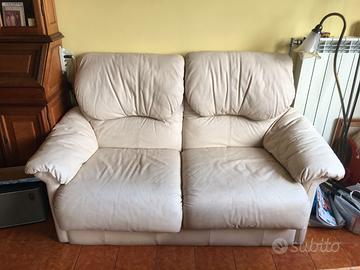 DIVANO IN PELLE NATUZZI 2 POSTI 160CM.
