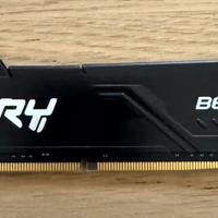 RAM Desktop PCfisso Memoria 8GB DDR4 Kingston Fury