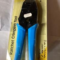 Pinza a crimpare x connettori a F + spelacavi