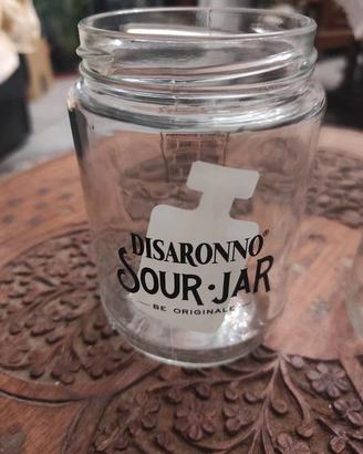 set bicchieri cocktail disaronno sour jar