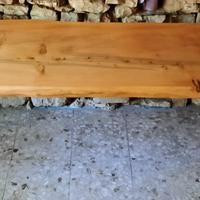 TAVOLO RUSTICO CON GAMBE INDUSTRIAL