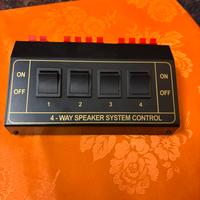 Hifi Speaker Audio Swicthbox controlla 8 diffusori