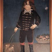 Grande Ritratto Antico - Fanciullo con Cane - Scuo