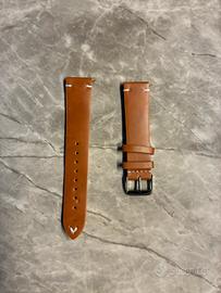 Cimturini in pelle marrone chiaro 20mm