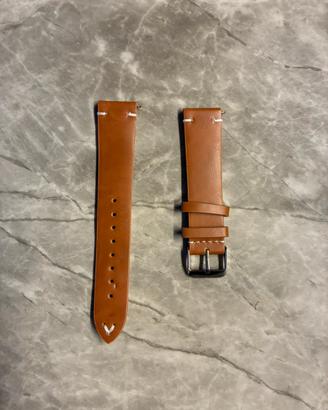 Cimturini in pelle marrone chiaro 20mm