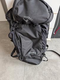 Zaino Osprey Scarab 30 - Nero (Pari al nuovo)