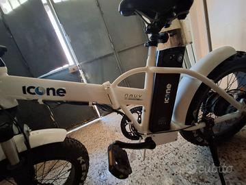 Bicicletta icone navy