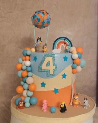 torta scenografica Bluey