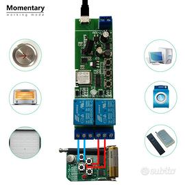 Modulo relè wireless WiFi a 2 canali