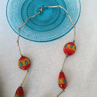 collana perle in vetro di Murano