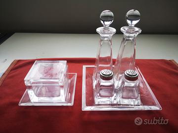 Set completo Colle in cristallo