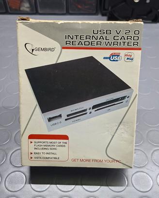 Lettore Schede PC Desktop – USB 2.0 – Mai Usato