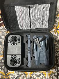 drone con telecamera con custodia e accessori