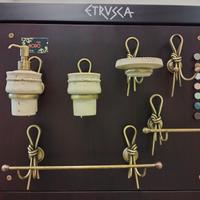 ACCESSORI BAGNO IN OTTONE finitura bronzo