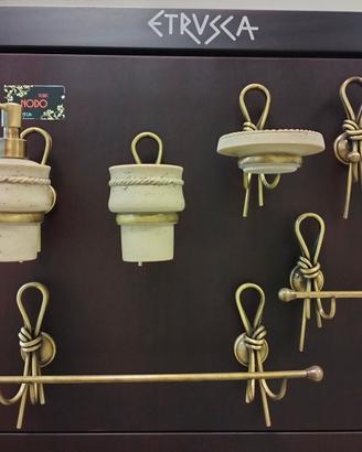 ACCESSORI BAGNO IN OTTONE finitura bronzo