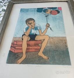 Eva fischer litografia quadro