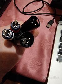 Coppia di Cavi Unbalanced Dual XLR a RCA  M/M