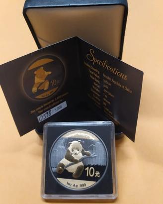 2014 Golden Enigma PANDA 1oz. Arg. Rutenio e Oro