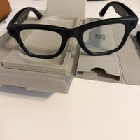 Rayban meta wayfarer  lente transiction nero matto