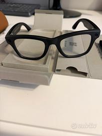 Rayban meta wayfarer  lente transiction nero matto