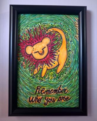 quadro simba, film Disney il re leone con cit