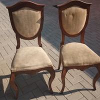 Coppia sedie stile barocco