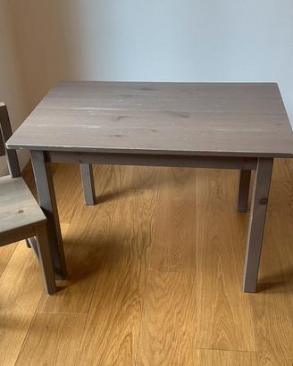 Tavolo + 2 sedie per bambini ikea SUNDVIK