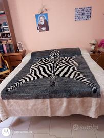 Copriletto safari zebra bianco e nero