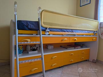Letto Moretti Compact con cassettiere