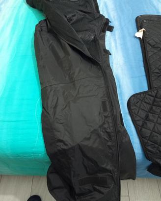 pantaloni moto antipioggia