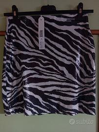 Minigonna in paillettes 