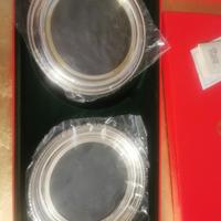 Sottobottiglia / piattini da tavola argento 925 