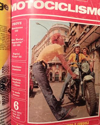 Rivista MOTOCICLISMO numero 6 del 1971