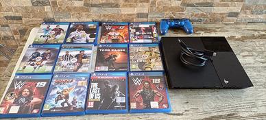 Playstation 4 slim, 1 controller, 12 giochi