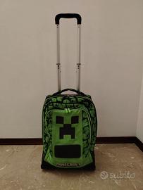 Zaino trolley di Minecraft per la scuola