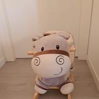 Cavallo a dondolo a forma di asinello 