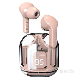 auricolari bluetooth rosa