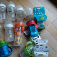 Set biberon e bicchieri 