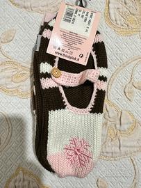 Ballerina antiscivolo+calza corta Think Pink