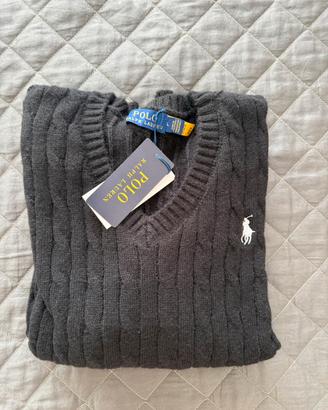 Maglione Ralph Lauren, taglia L, collo a V