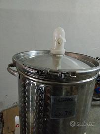 Contenitore Acciaio Inox vino mosto fermentazione