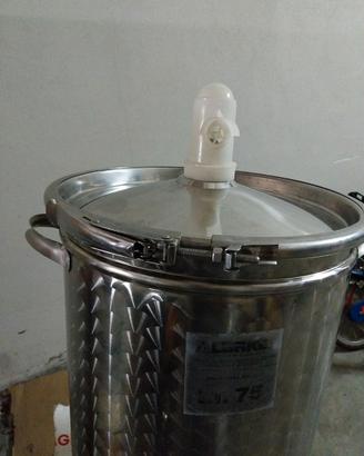 Contenitore Acciaio Inox vino mosto fermentazione