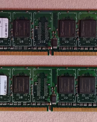 RAM per PC e MAC 2x512 MB DDR-2 PC2-5300 667 Mhz