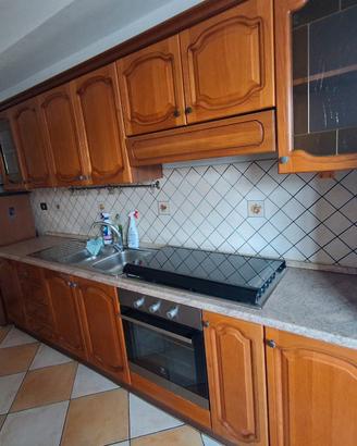 Cucina completa in legno 315 cm con forno e cappa