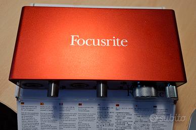 SCARLETT FOCUSRITE 2I2 SECONDA GENERAZIONE