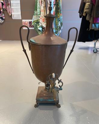 Antico Samovar in Rame e Ottone - Metà '800