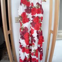 Abito estivo lungo a balze