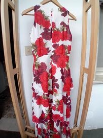 Abito estivo lungo a balze